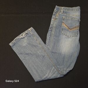 Cody James Mens Jeans Size 33W x 34L Light Wash Bootcut Denim Pants